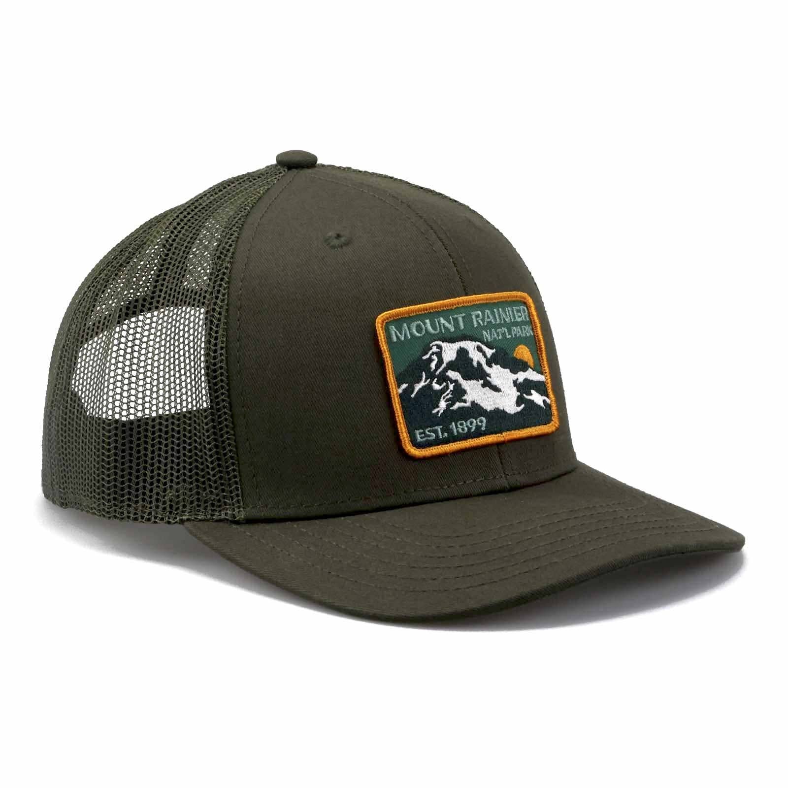 Rainier Watch Supply Co - Wholesale Trucker Hat - Unisex - Mount Rainier National Park Est 1899 Trucker Cap2