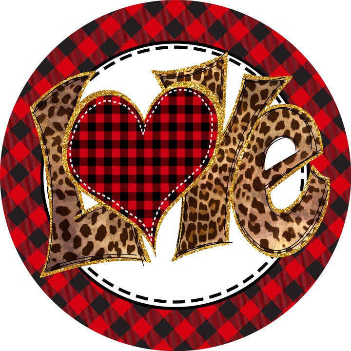 Signo de corona, letrero de San Valentín, corazones de San Valentín, 12 pulgadas para venta al por mayor de DecoExchange