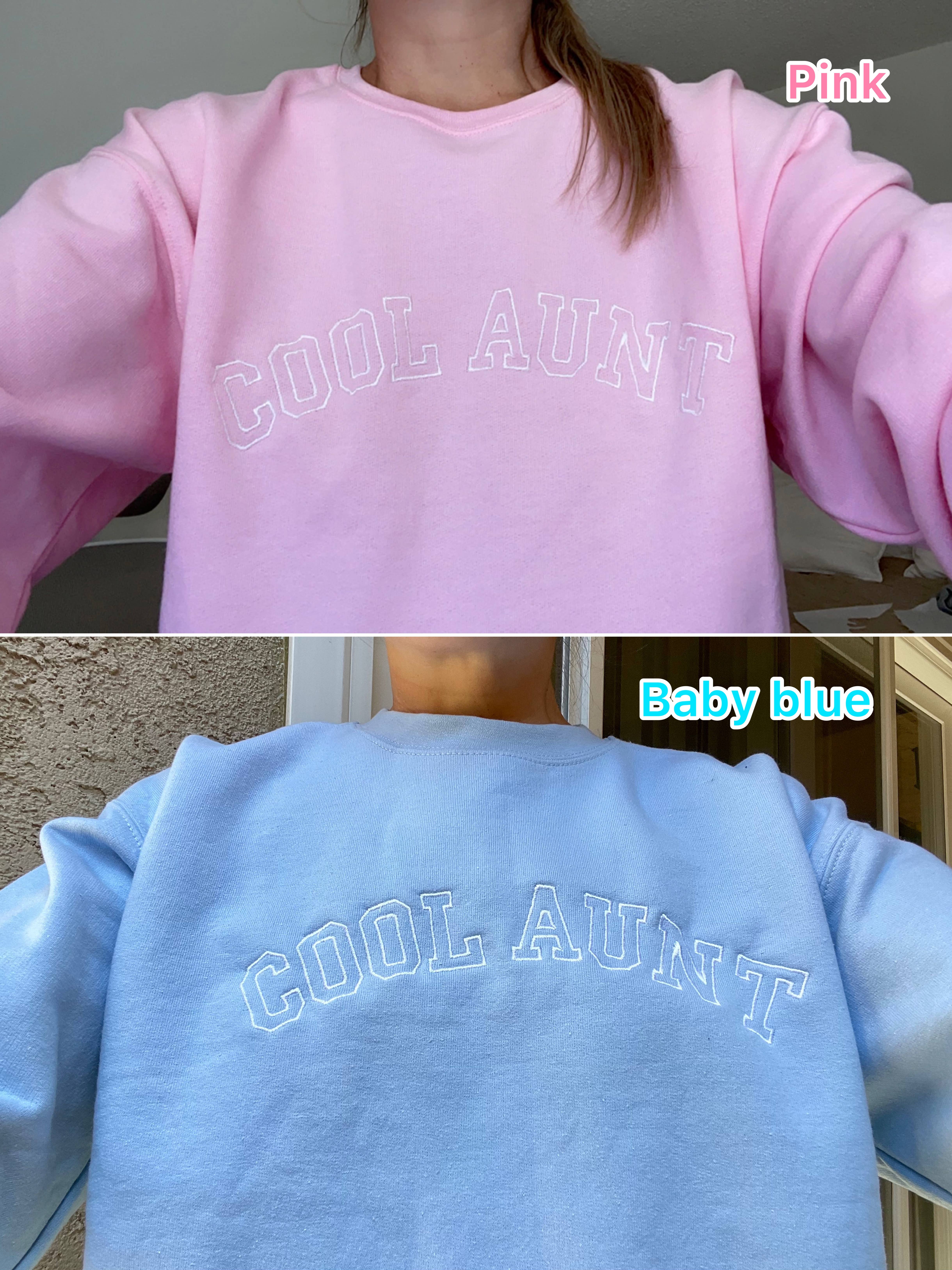 Buleana Boutique and Textiles LLC – wholesale Sweatshirt - Dam – Cool moster broderade crewneck tröjor unisex8