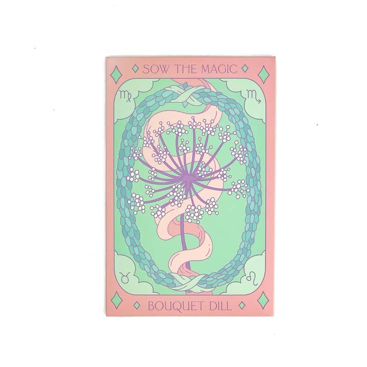 Sow the Magic β wholesale Tarot cards β Bouquet Dill Tarot Seed Packet2