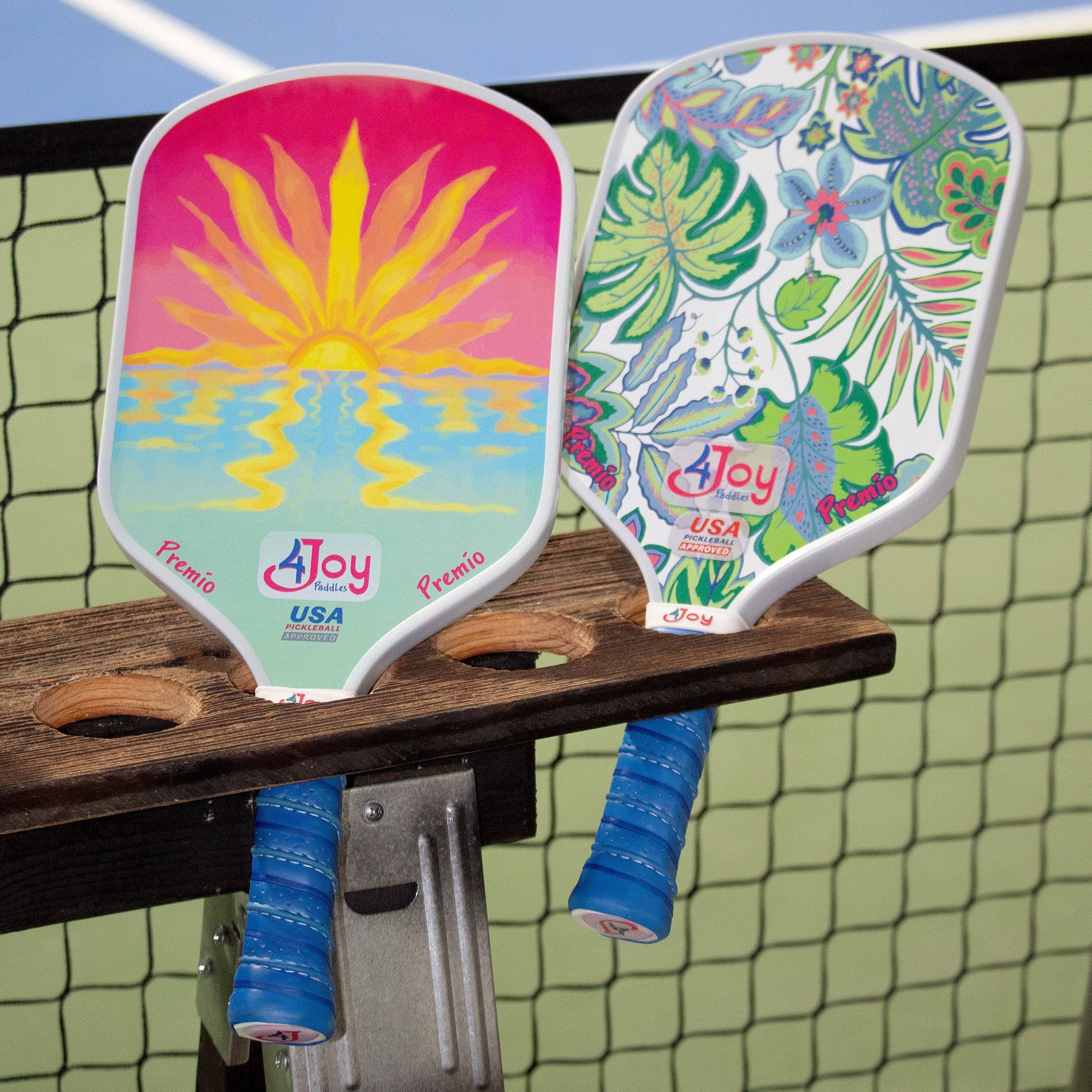 4JoyPaddles - Wholesale Sports & Outdoor - White Palm 4Joy Pickleball Paddle Premio Series8