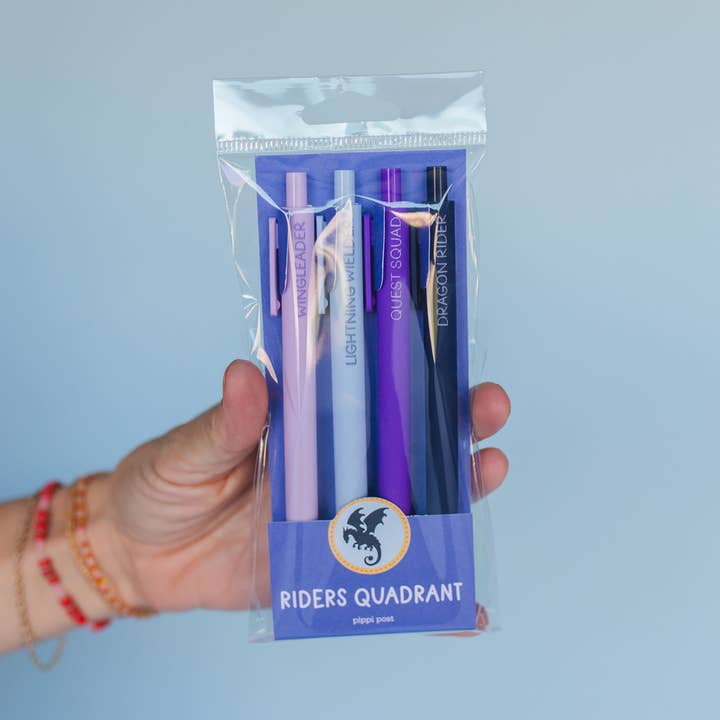 Pippi Post - Wholesale Pen - Romantasy Riders Quadrant Pen Set5