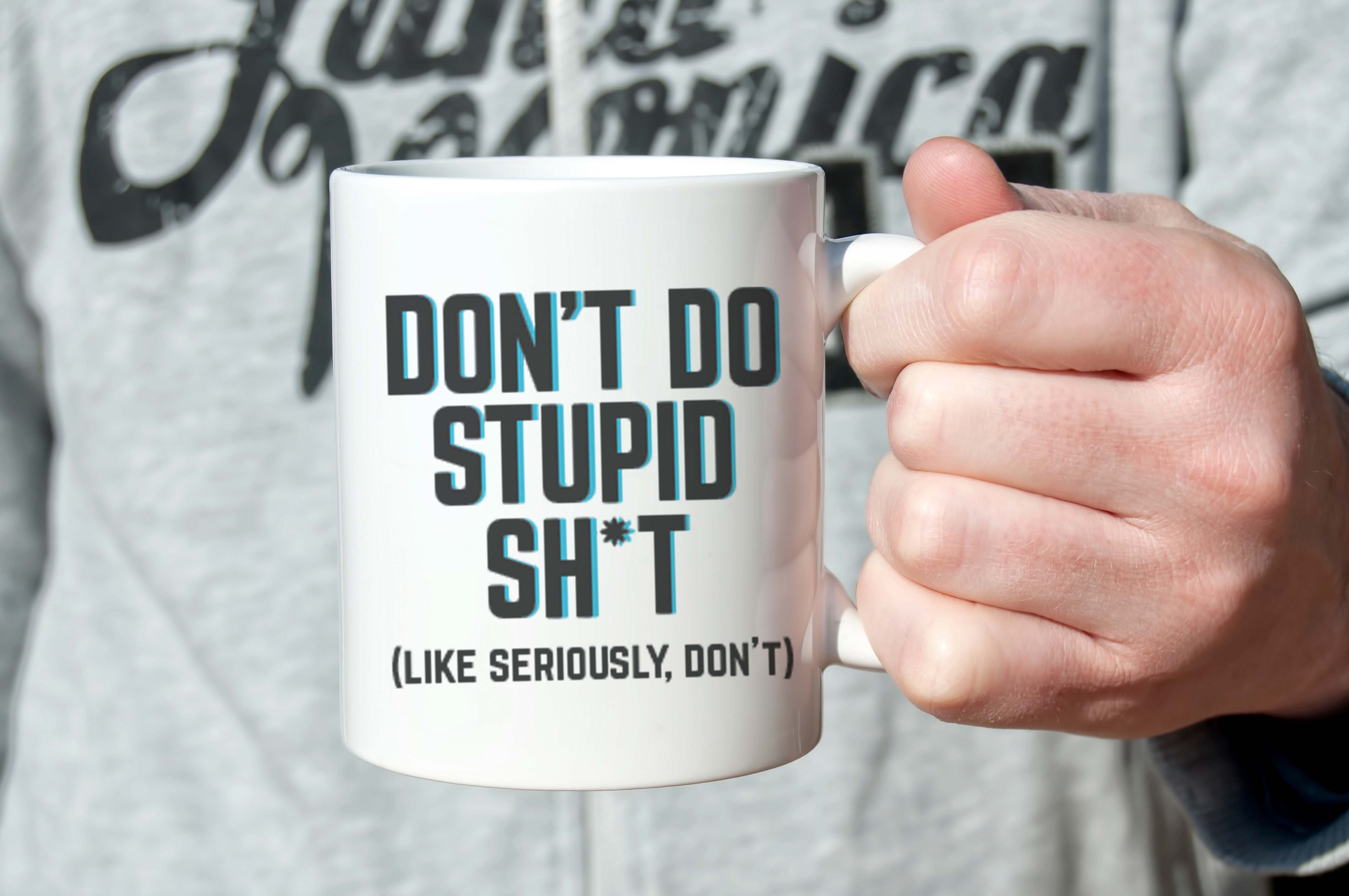 Canary Road - Vente Tasse à café - Tasse à café Don't Do Stupid Stuff, cadeau pour étudiant