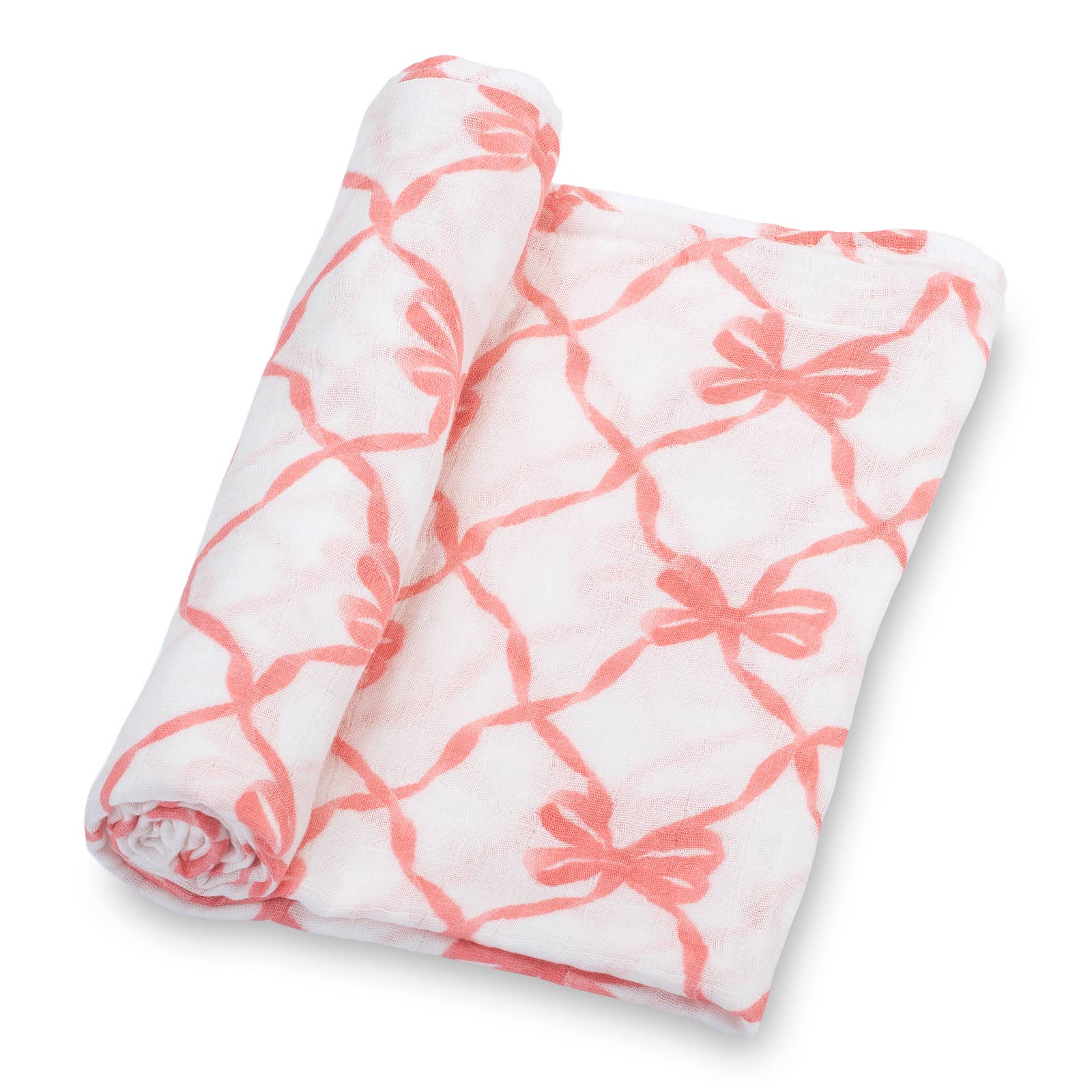 LollyBanks - Wholesale Swaddle – Baby - Beautiful Bows Baby Muslin Swaddle Blanket