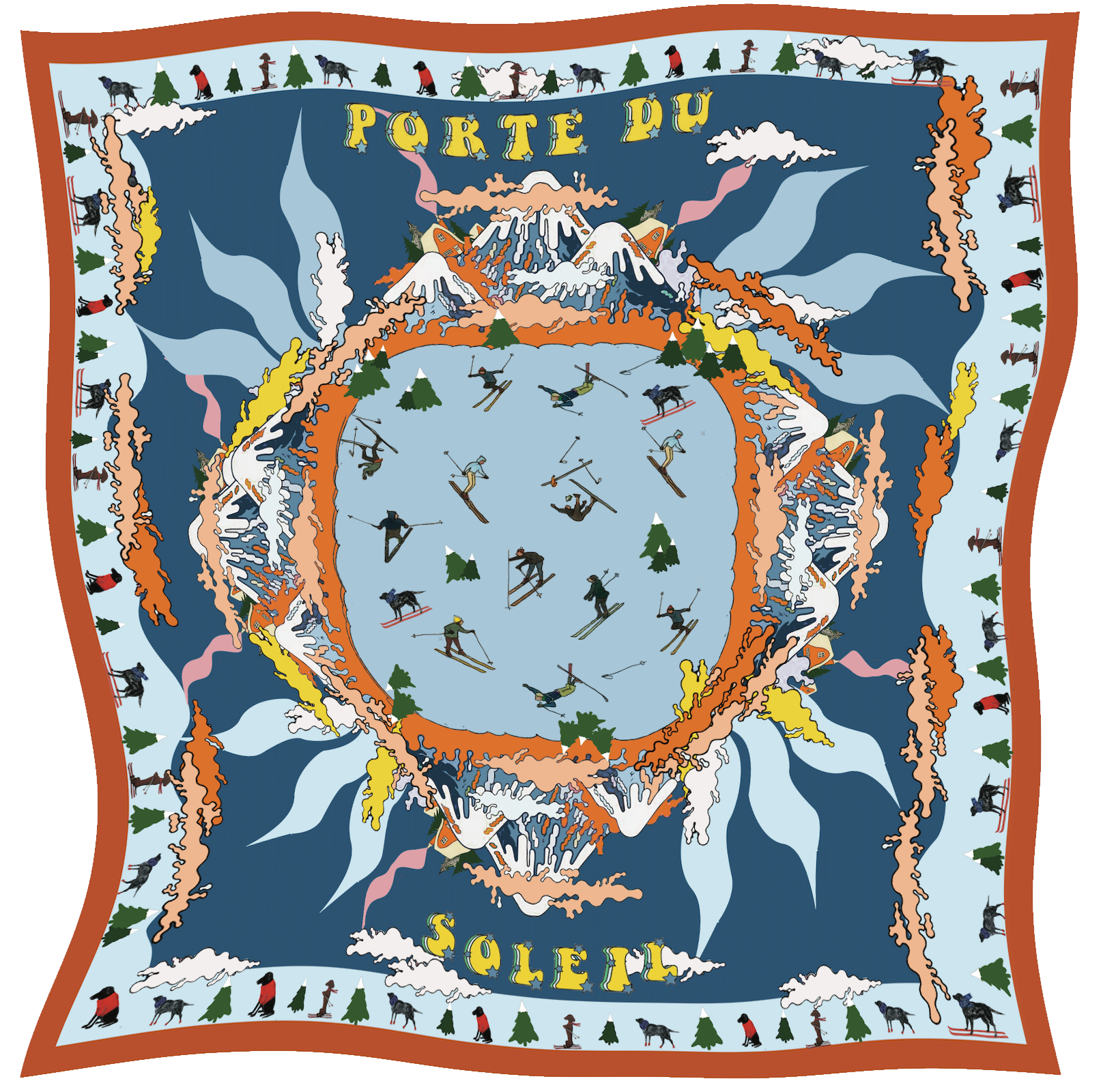 SOIE-MEME - Wholesale Scarf - Women's - Porte du soleil0