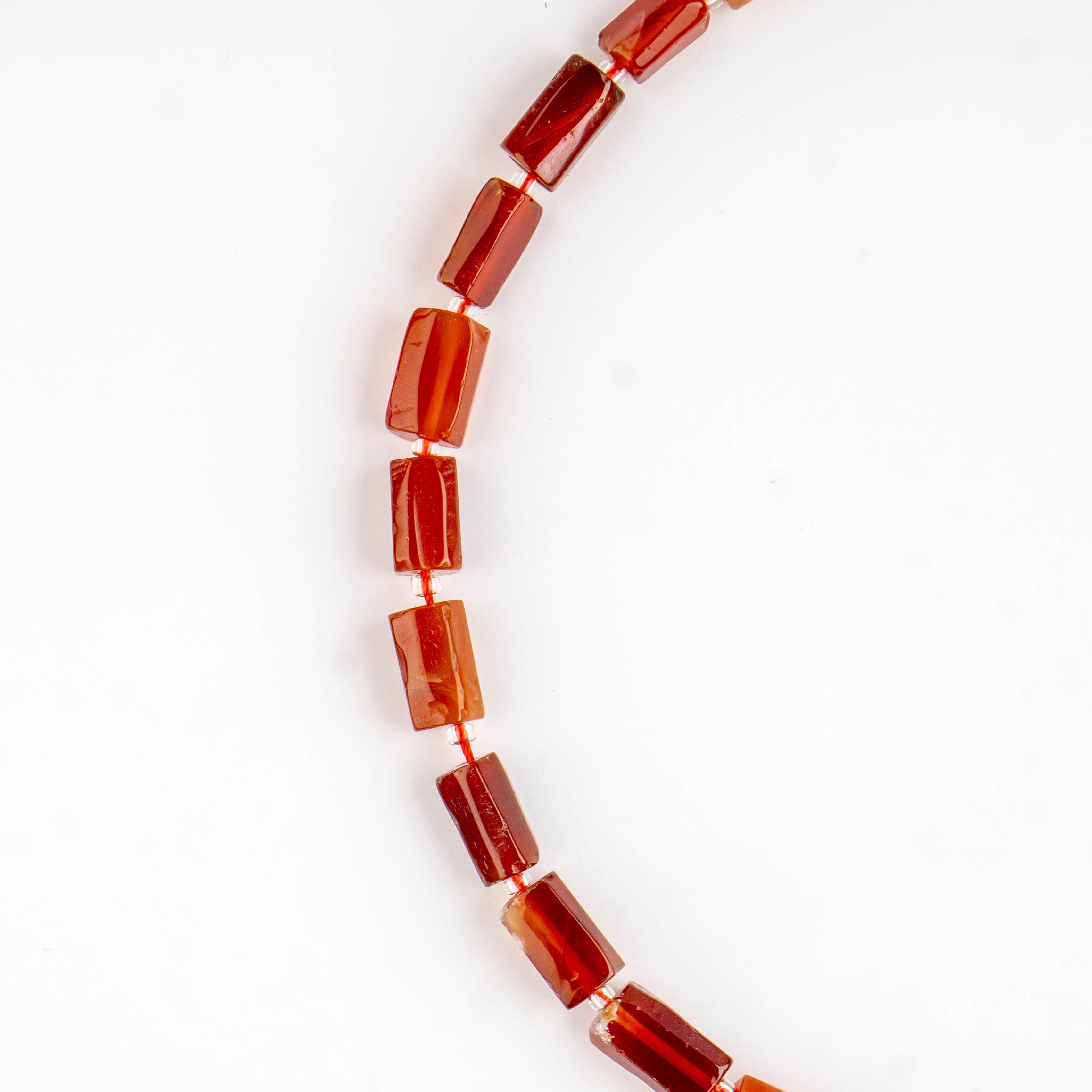 Soothing Crystals Beads - Wholesale Beads - Gemstone Pipe Beads | Carnelian | Crystal Healing Tube Beads1