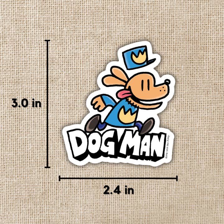 Kingdom of Threads - Wholesale Sticker - Dog Man Sticker | Dog Man1