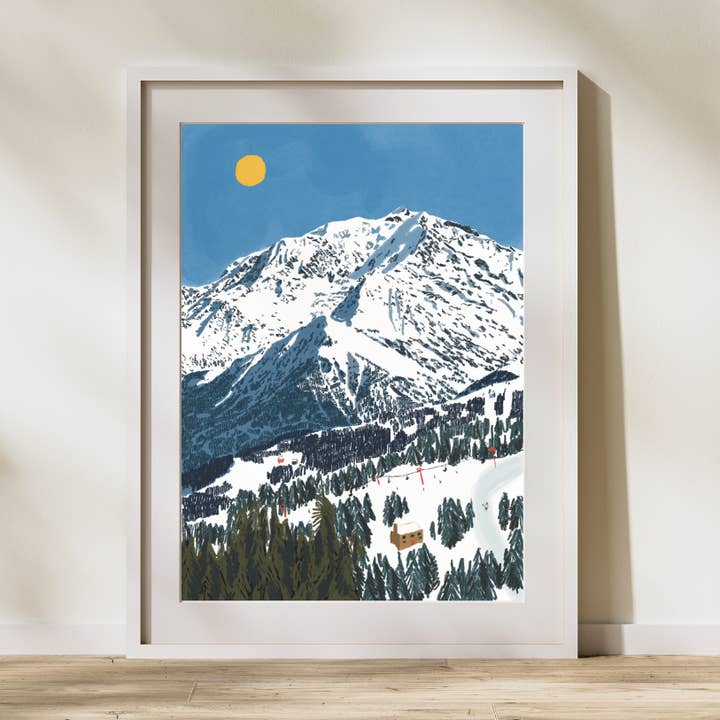 Mont Blanc, poster for wholesale by Pizzico print