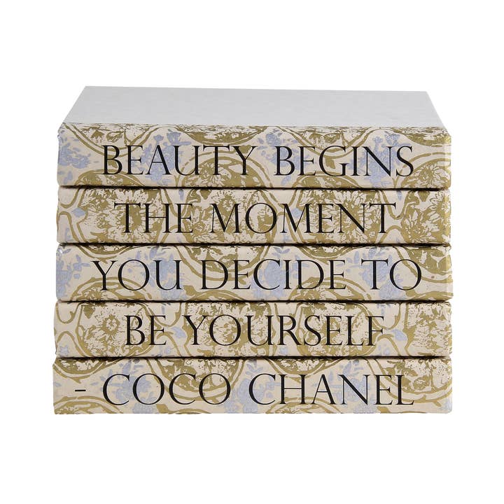 Bellezza a Motivo Globulare Oro & Argento di Coco Chanel per la vendita all'ingrosso da parte di E. Lawrence, Ltd.