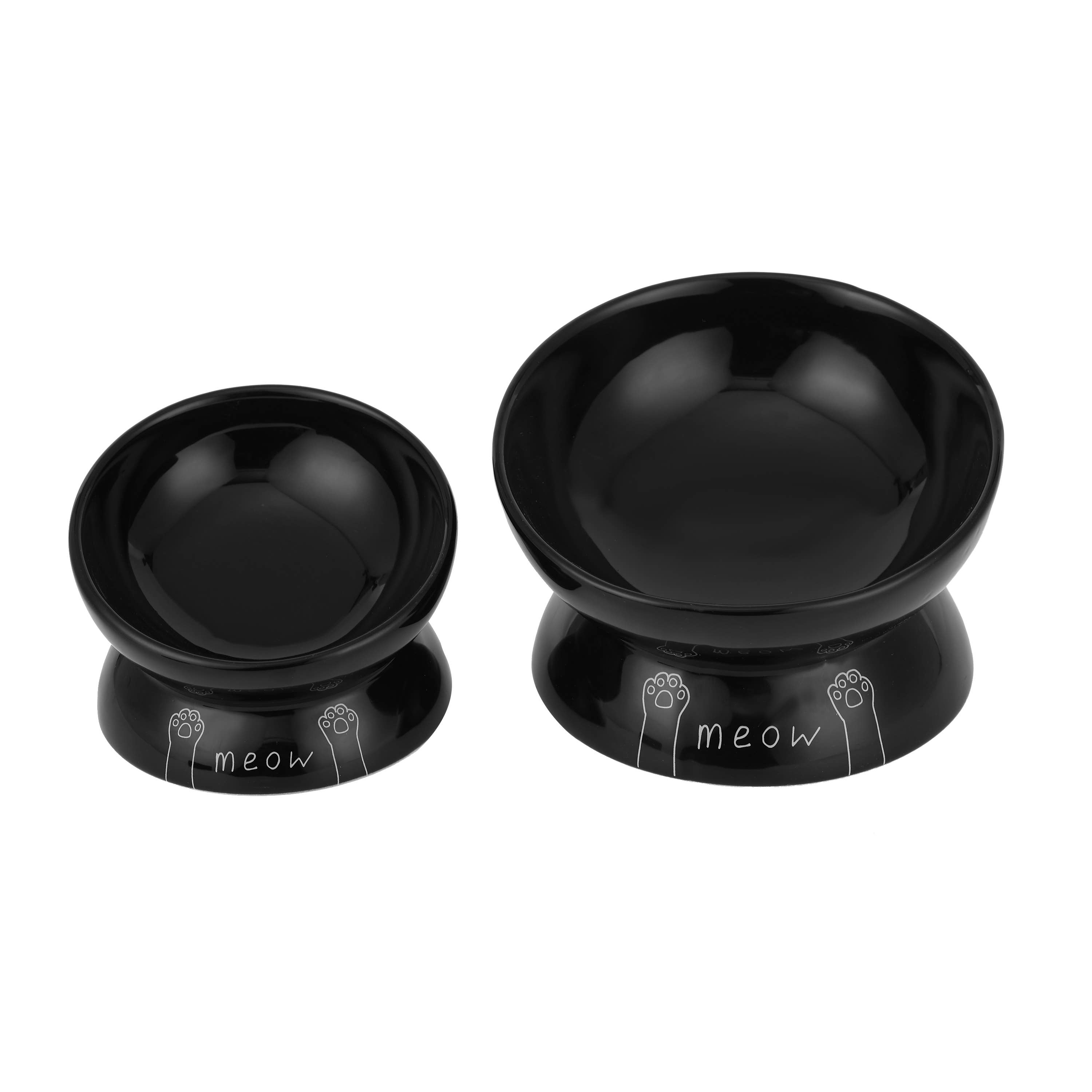 Park Life Designs - Wholesale Pet Elevated Bowl - Cat/Dog - Meow Elevated Ceramic Cat Dish - Ideal For Food Or Water4