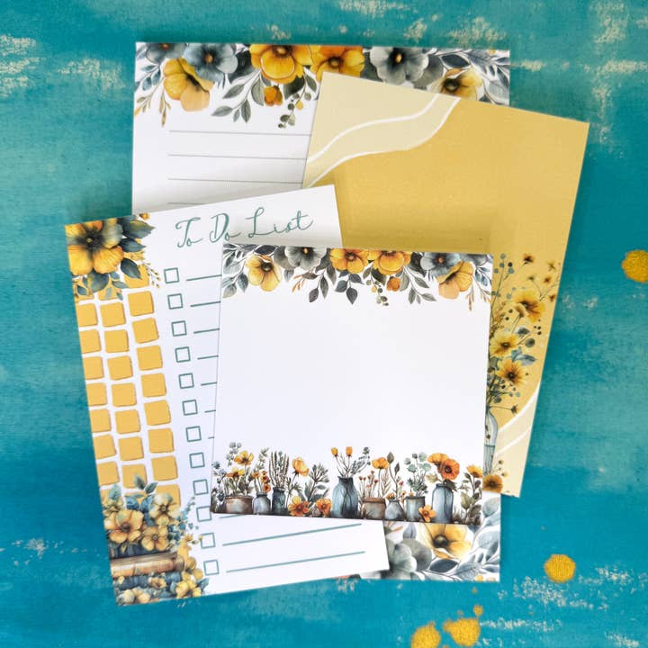 Art Bujo Boutique - Wholesale Notepad - Sunny Days A6 Notepad – Aesthetic Stationery for Journaling, Planning & To-Do List4