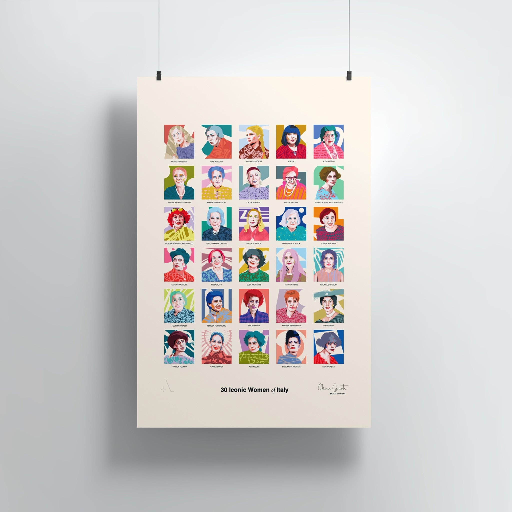 Addvent Italy – Großhandel Poster – 30 ikonische italienische Frauen – Poster0
