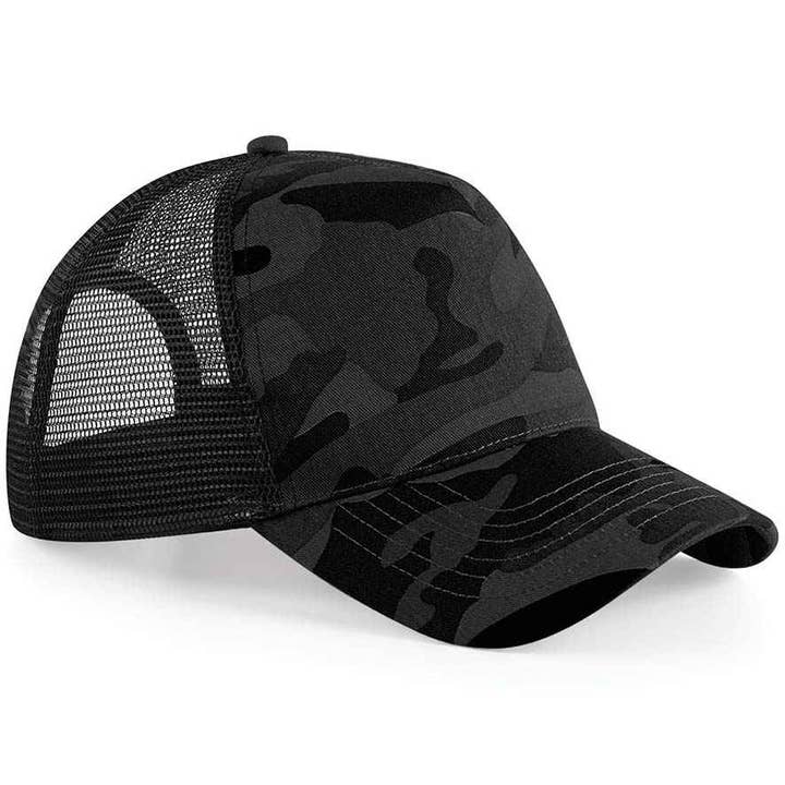 Pierre Francis - Wholesale Trucker Hat - Women's - Beechfield - Camo Snapback Trucker Cap4