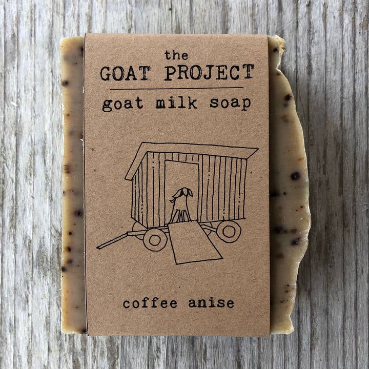 coffee anise goat milk bar soap for wholesale by the GOAT PROJECT