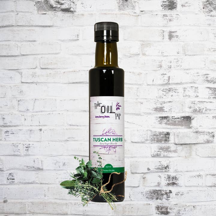 Tuscan Herb Extra Virgin Olive Oil 250ml for wholesale by The Oil Tap