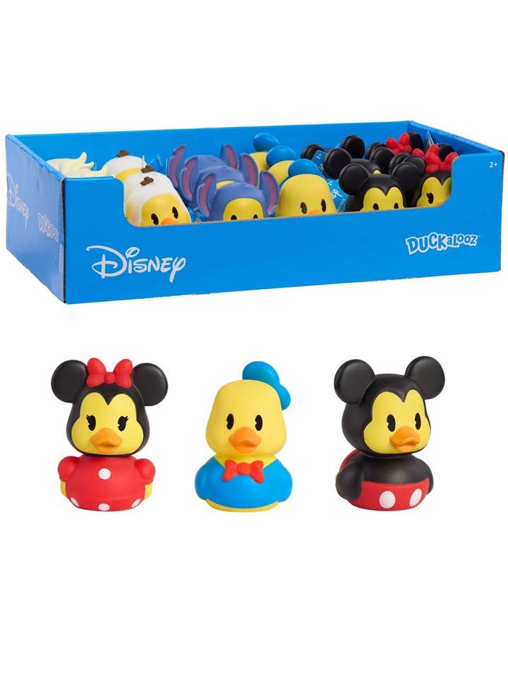 Disney Duckalooz 2.75" Rubber Duck Figures in Display for wholesale by License 2 Play Toys