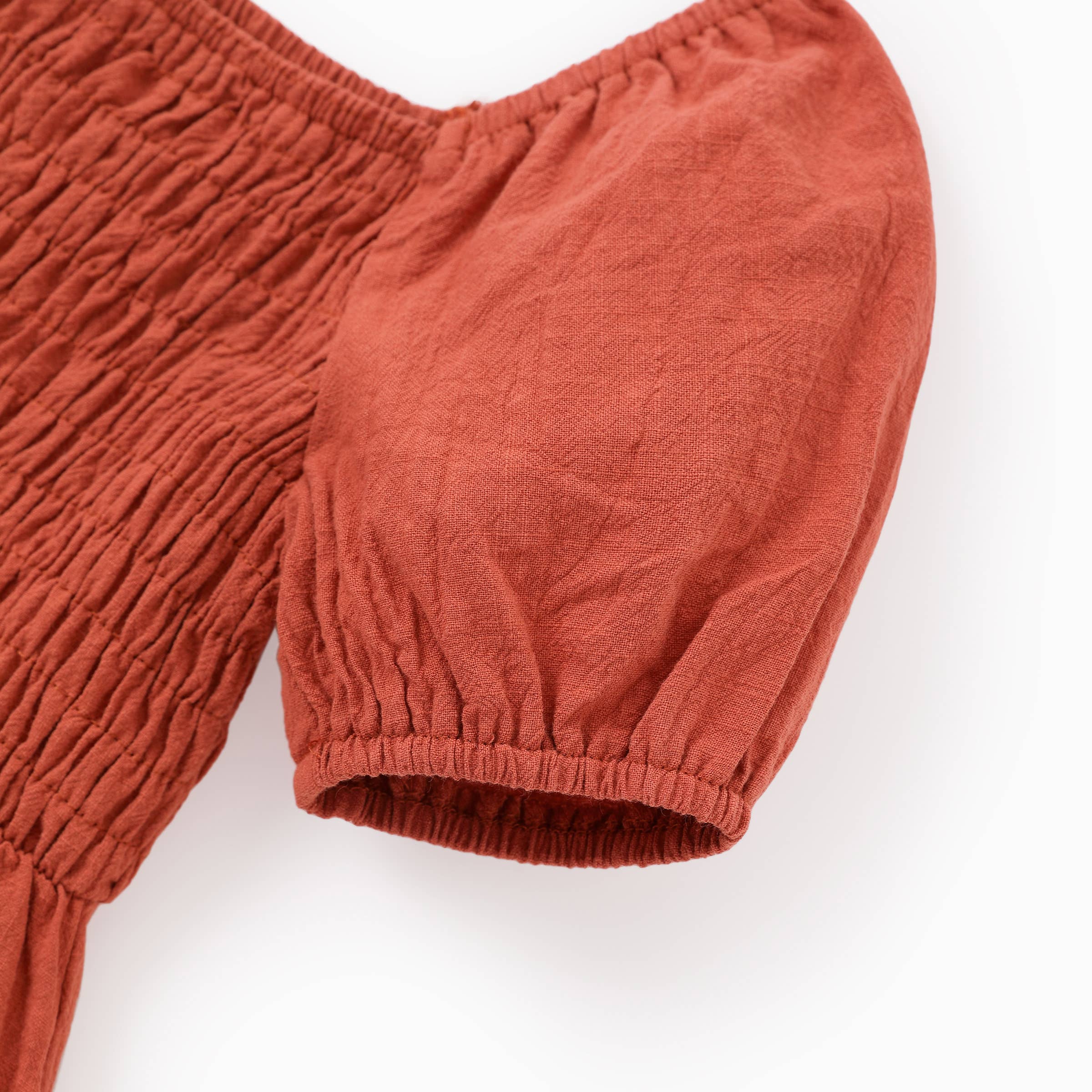 Orange Family Matching Plaid Shirt or Shirred Bodice Tiered Dress for wholesale on Faire18