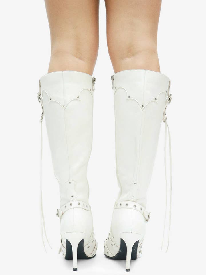 Lemonade Shoes - Wholesale Boots – Women’s - GUNNER - Western Stiletto Boots w/ Studs19