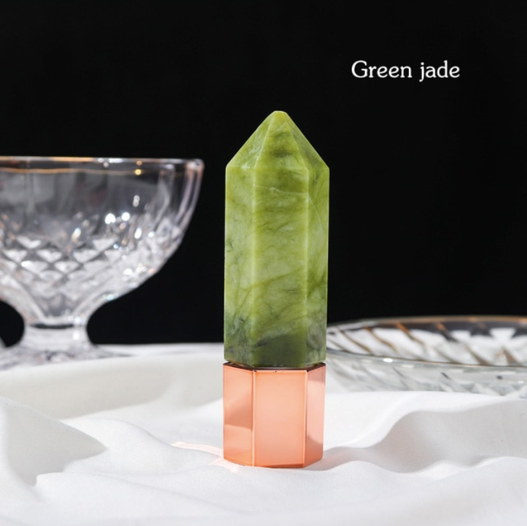 Crystolver (We Cover All Import Fees) – wholesale Hållare för eterisk olja – Ansiktsmassageflaska för eterisk olja i kristallsten4