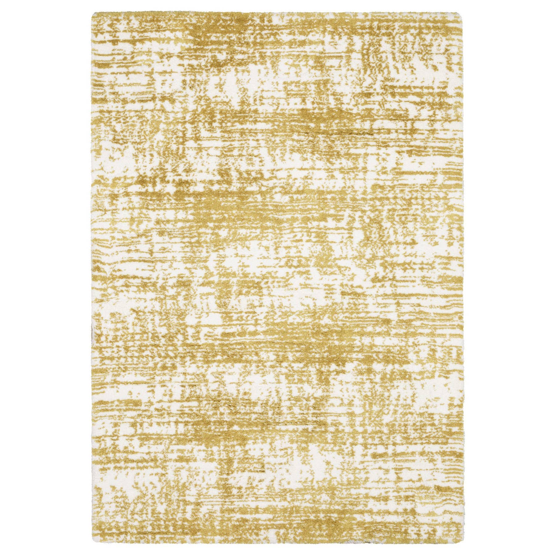 HomeRoots - Wholesale Area Rug - 2' X 3' Gold And Ivory Abstract Area Rug4