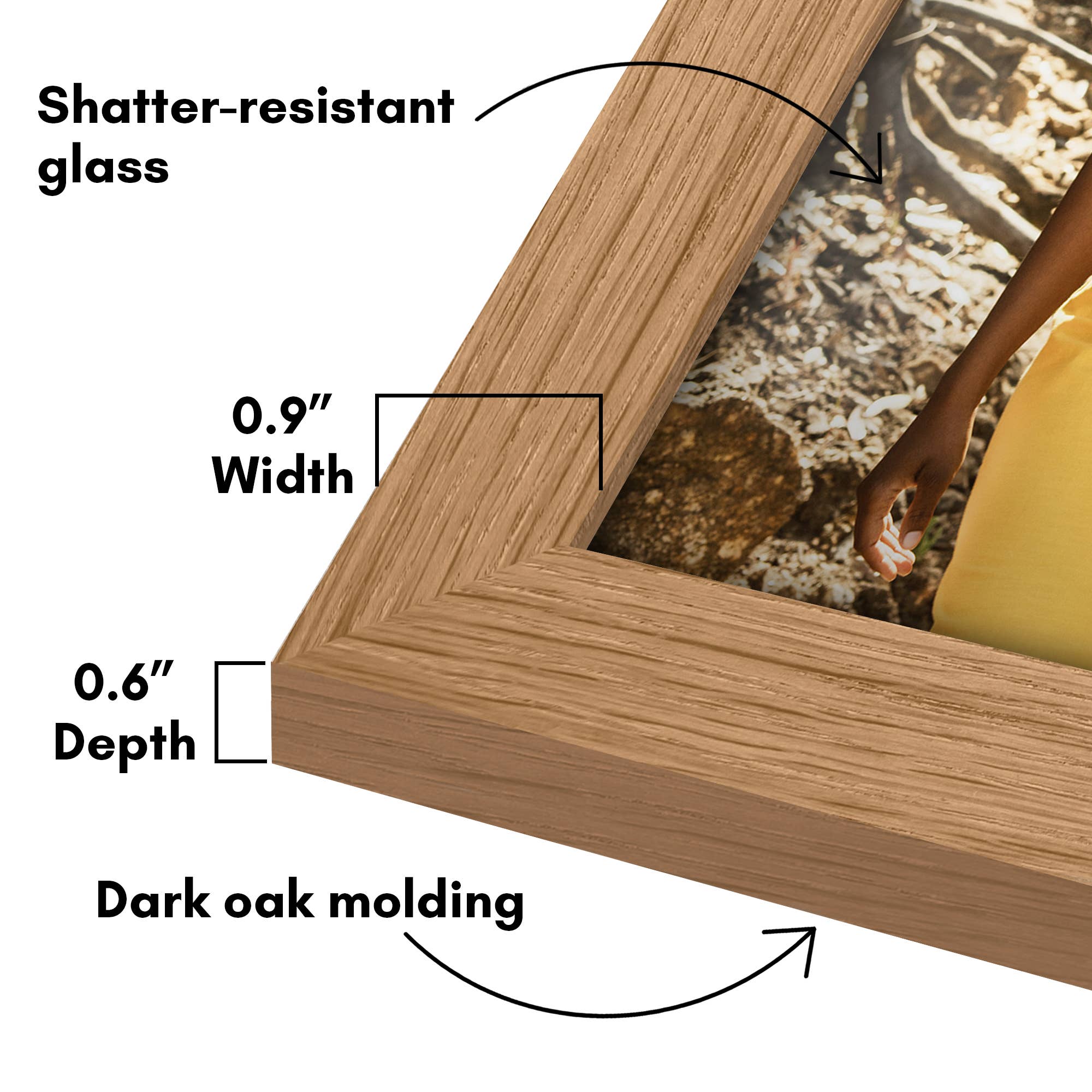 Americanflat - Wholesale Picture Frame - Americanflat 10 Piece Gallery Wall Frames 8x10 5x7 4x618