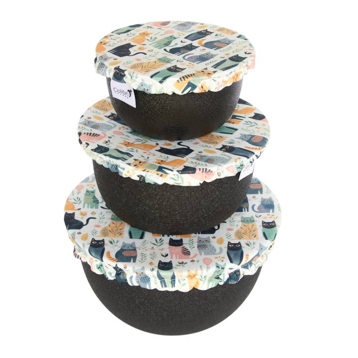 Bowl Covers - Set Cats for wholesale by Colibri Canada