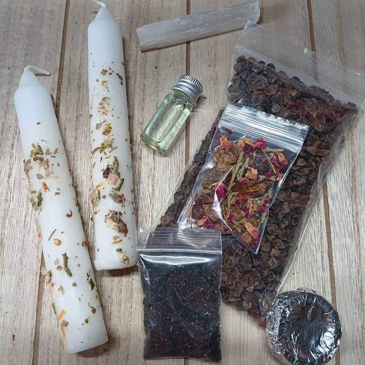 Elemental Earth Shop - Wholesale Meditation Supplies - Home Cleanse and Blessing ritual kit