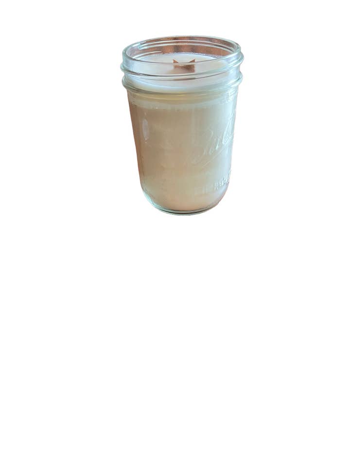 Grapefruit & Mangosteen Vegan, Soy & Wood-Wick Candle - 6 Oz for wholesale by C & A Soy Candles, LLC