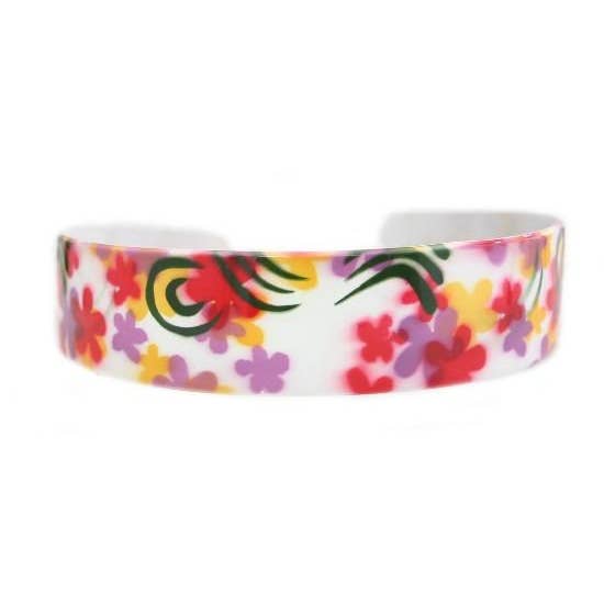 Multi-color Flower Headband 5503 for wholesale by CARAVAN J NAHON IMPORT