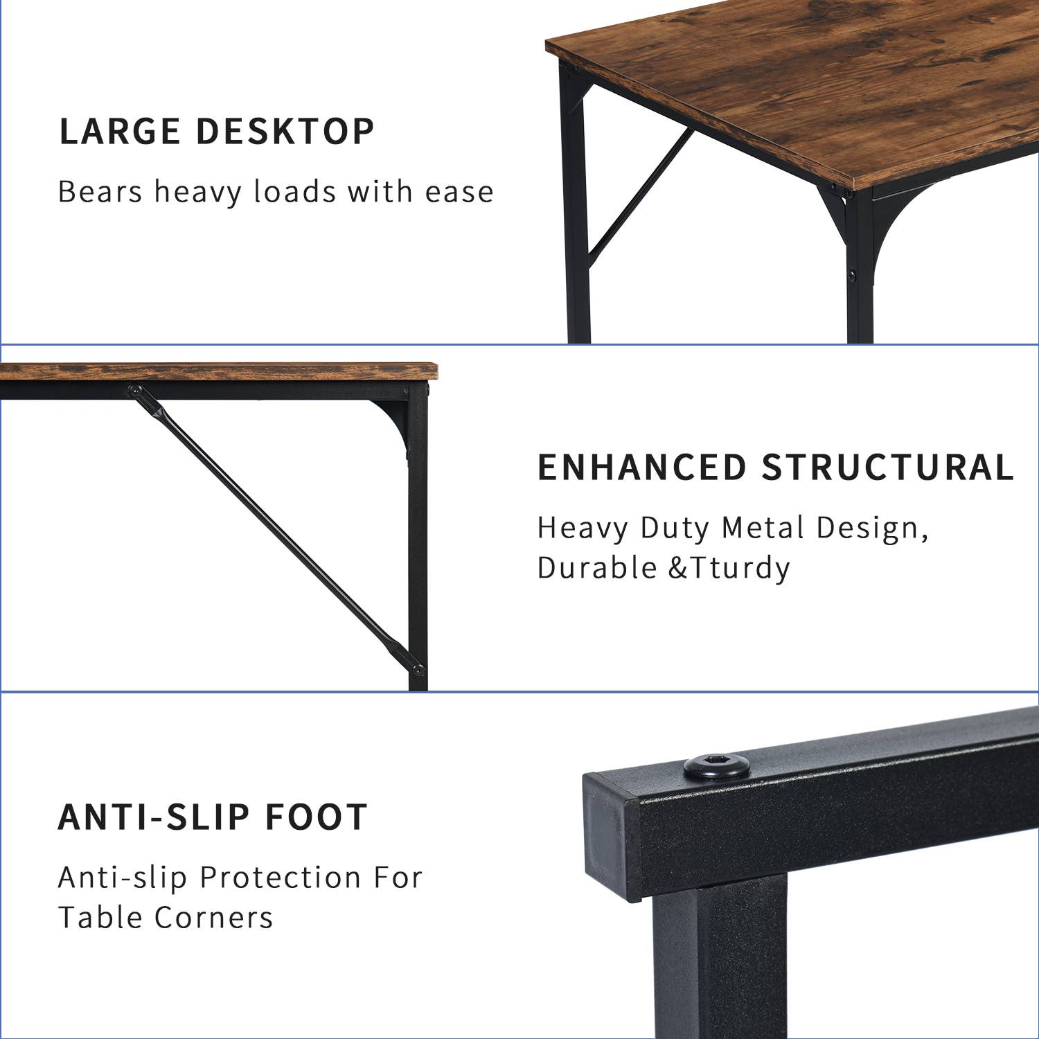 39F Inc. - Wholesale Desk Set - 120CM Industrial Style Writing Desk5