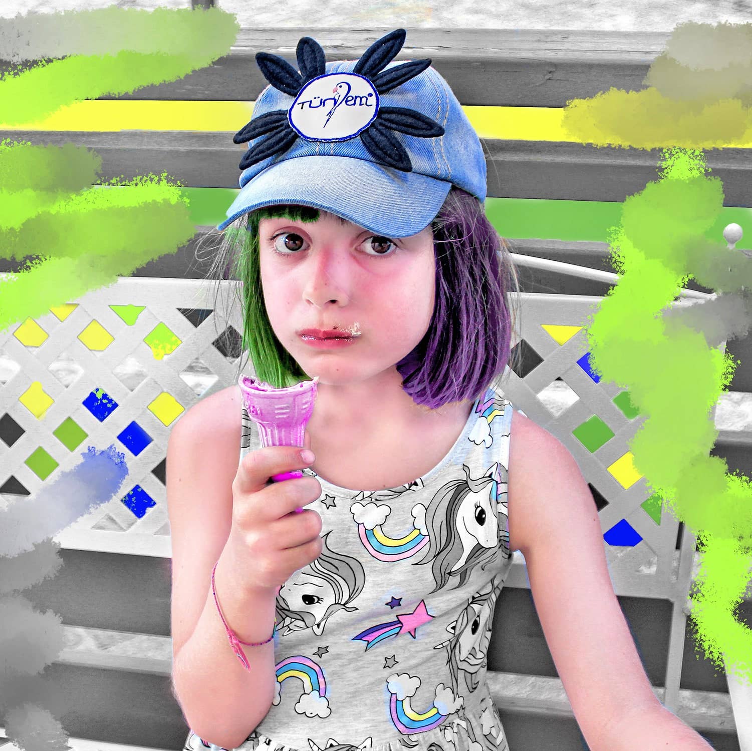 Tundem – wholesale Baseball cap – Kids – Margherita cap with visor, children, adjustable, jeans3