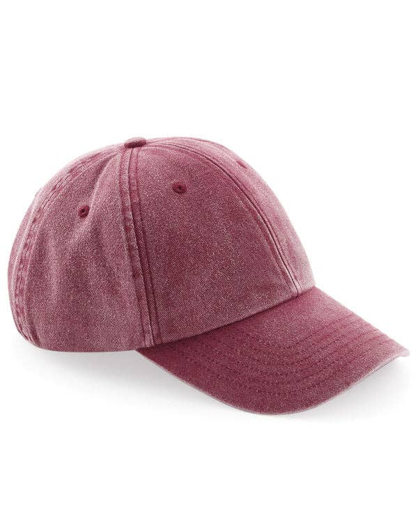 Logo Free Clothing - Wholesale Baseball Cap - Unisex - Beechfield Low Profile Vintage Cap | Unisex | Heavy Washed Cotton | 19 Colours | One Size13