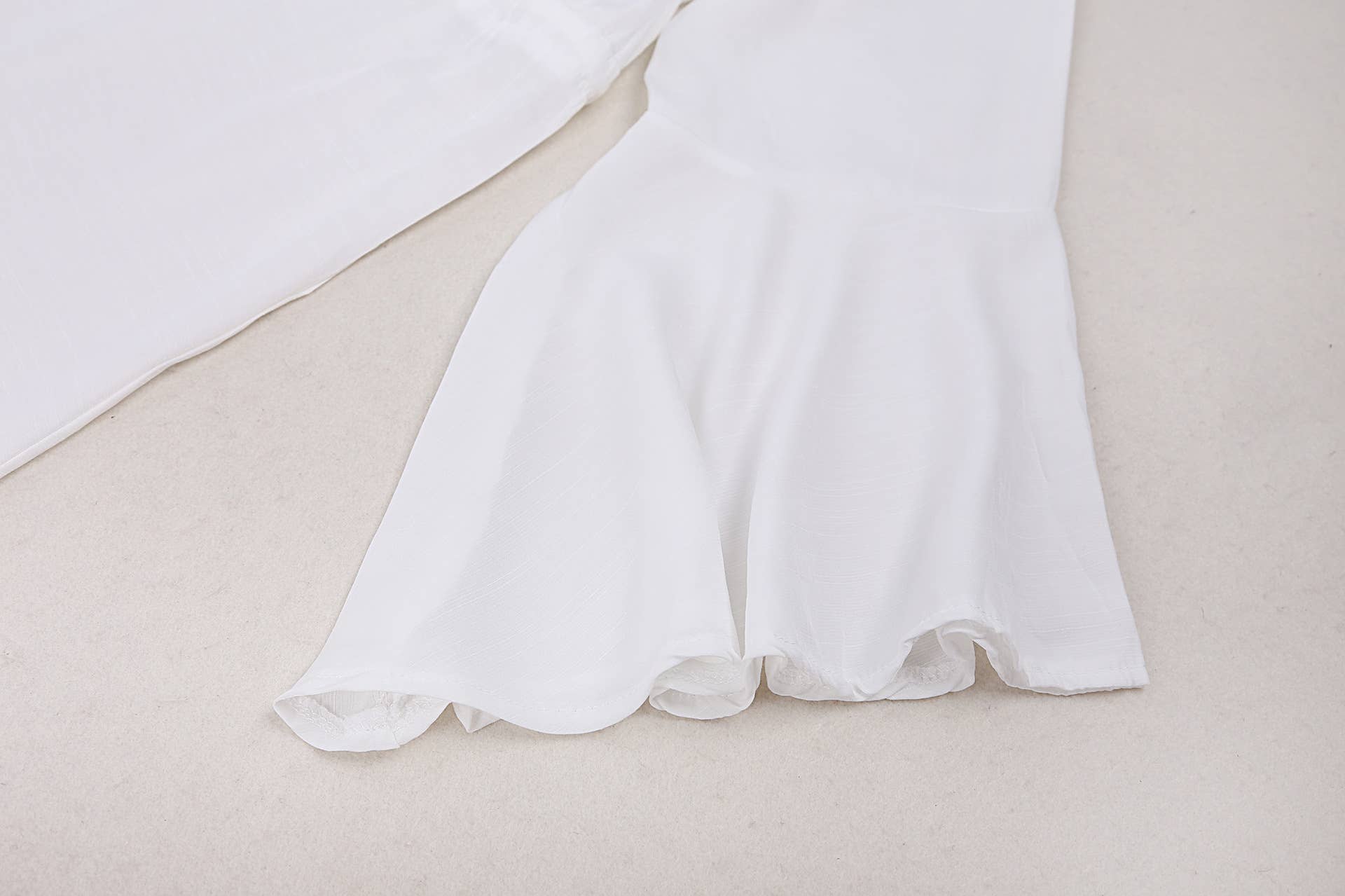 Rosa Clothing - Vente Cache-maillot – femme - Robe de plage maxi à manches évasées et fente plongeante12