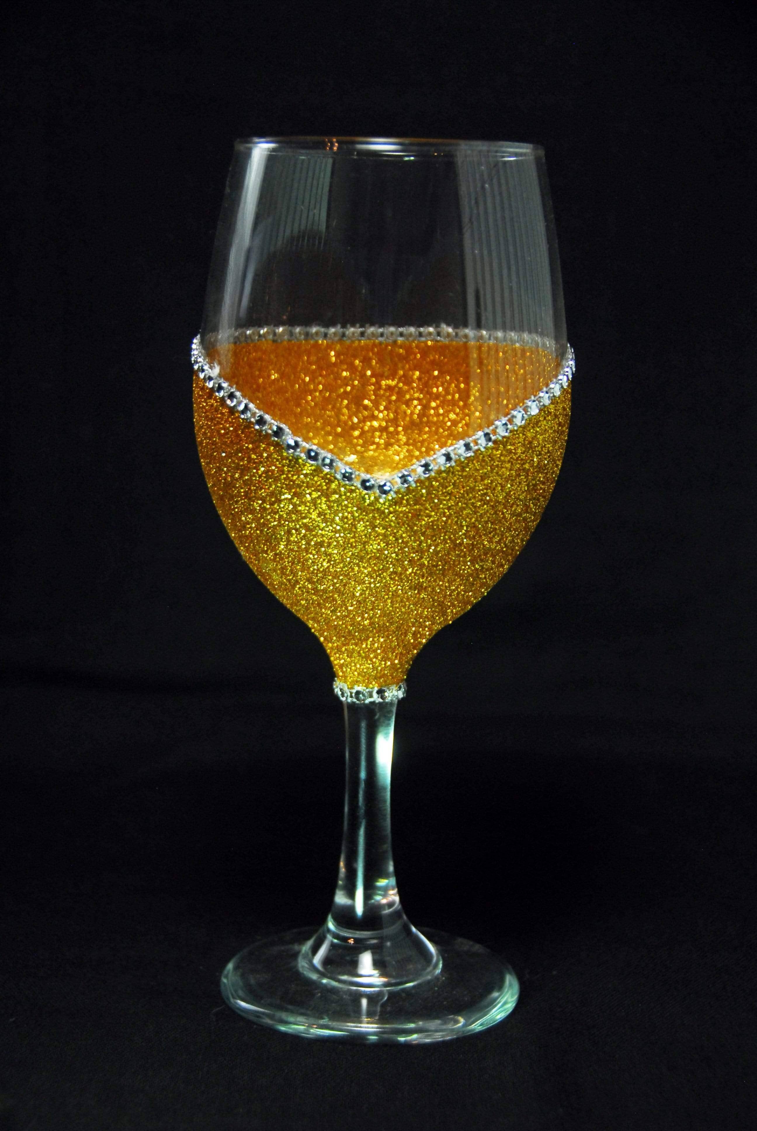 WineyBitches.Co - Wholesale Wine Glass - WB Original Classy Glassy – Bling Stem V Style Wine Glass (Signature Collection)19