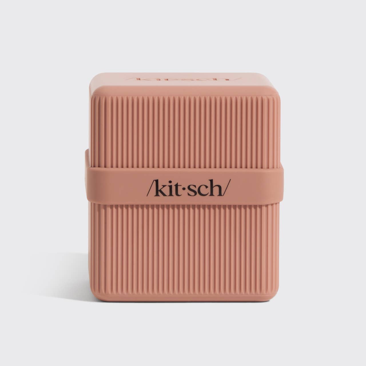 KITSCH - Wholesale Makeup/Cosmetic Bag - 2-Compartment Travel Case - Terracotta2