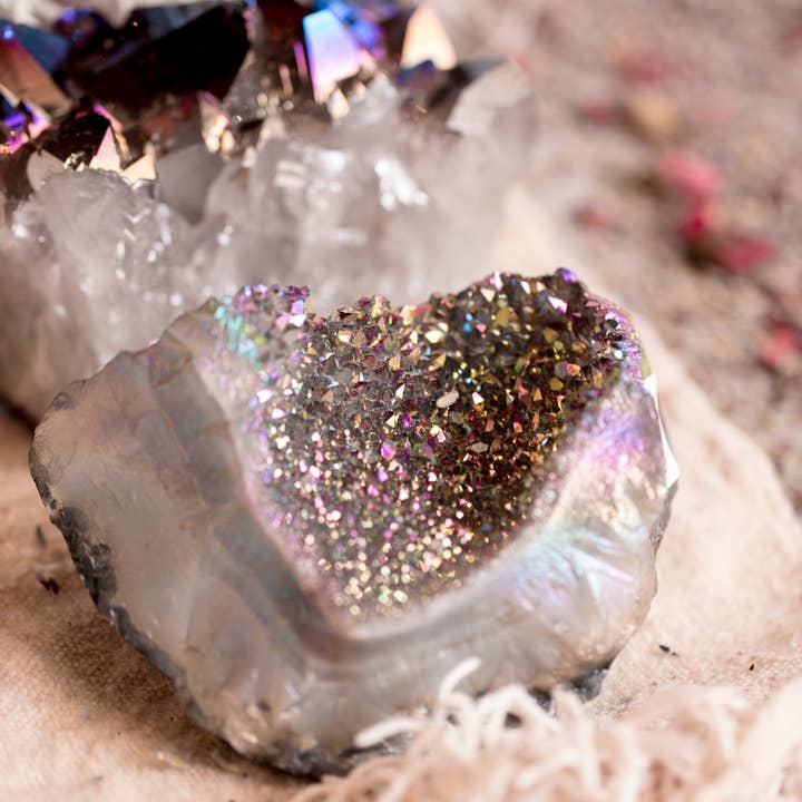 Amethyst Aura Cluster for wholesale by Aviva Stanoff Design