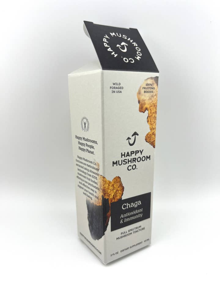 Chaga Tincture for wholesale by Happy Mushroom Co.
