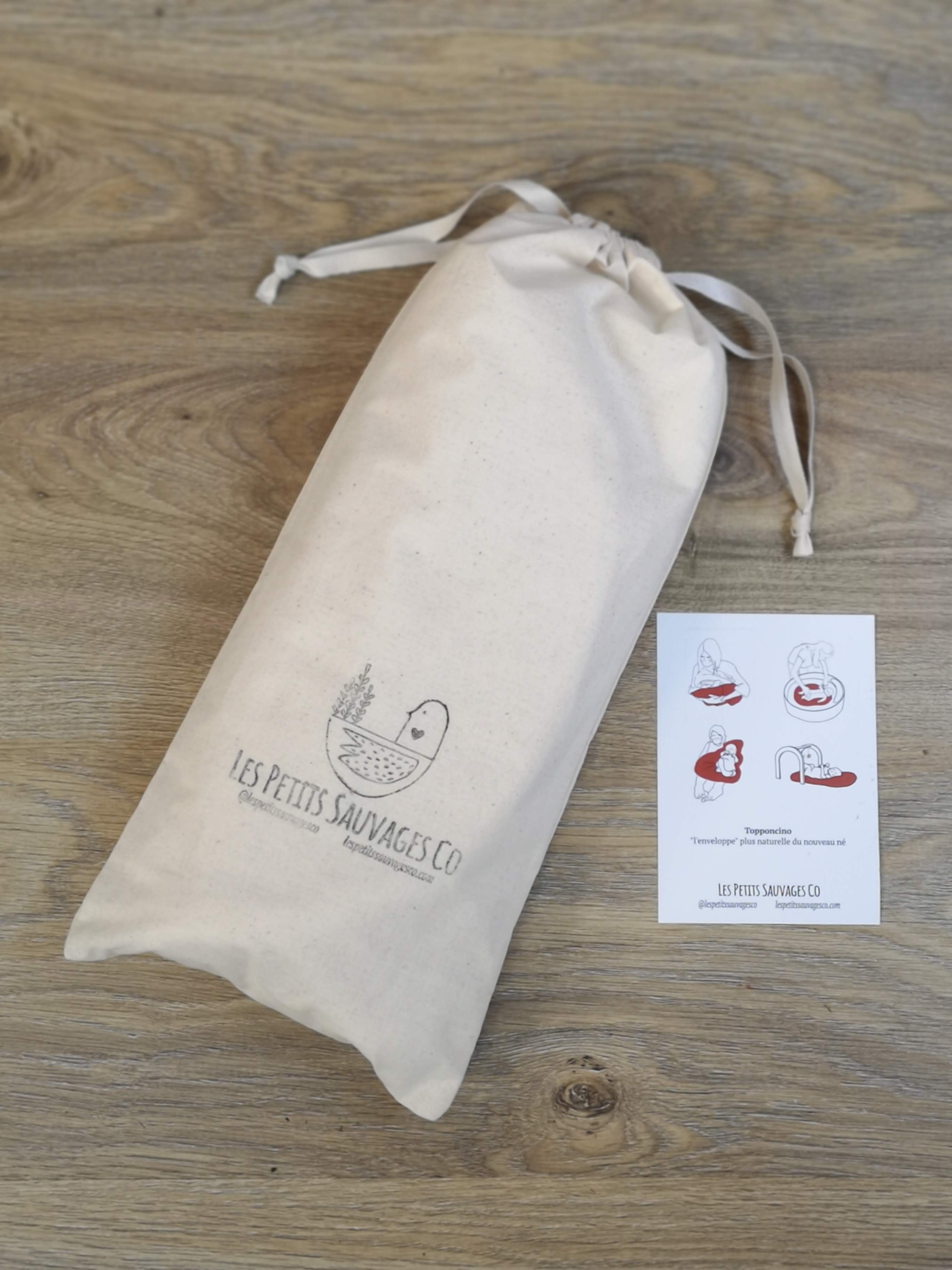 LES PETITS SAUVAGES CO - Vendita all'ingrosso Lenzuola per culla/lettino - Allodola in cotone biologico Topponcino5