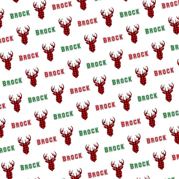 Confezione regalo personalizzata con cervo scozzese Buffalo per la vendita all'ingrosso da parte di Potter's Printing