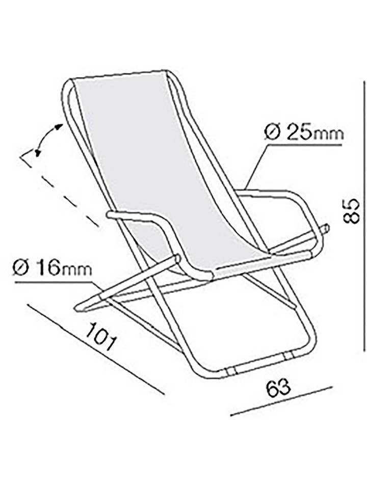 SWING tilting and swinging lounge chair for wholesale by Capra Attilio