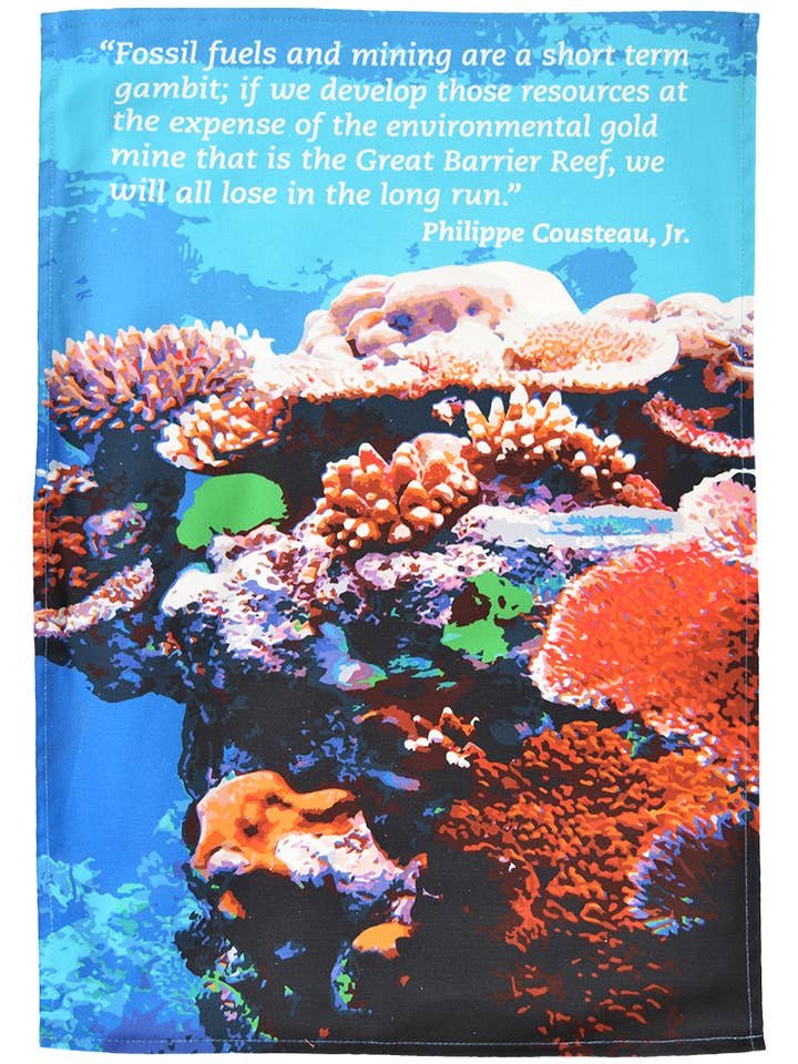 Torchon Great Barrier Reef pour la vente par Radical Tea Towel North America
