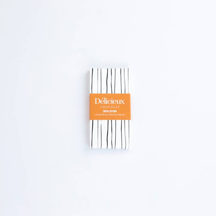 Délicieux Chocolat - Vendita all'ingrosso Barretta di cioccolato - 30% D'OR Mini - Tavoletta di cioccolato bianco caramellato2