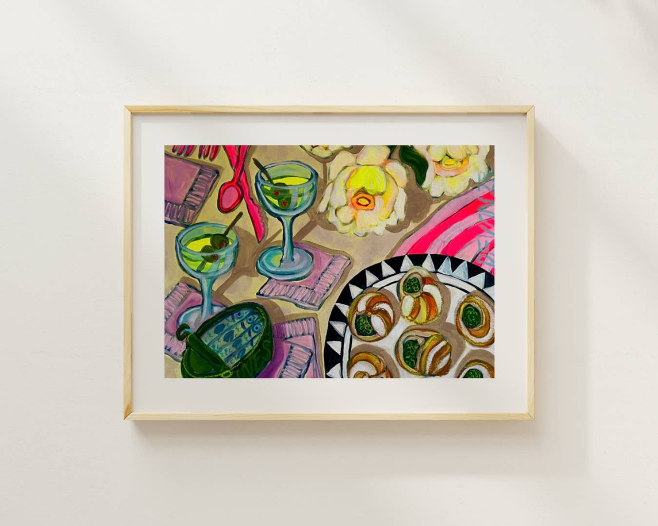 Devon Grimes – Großhandel Kunstdruck – Sardinen und Schnecken für Gerri und Lloyd - Kunstdruck, 20x25 cm