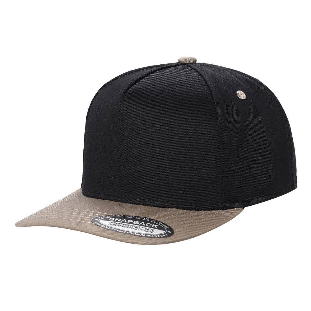 DOBBI - Wholesale Flat Brim Cap - Unisex - 5 Panel Snapback Caps48