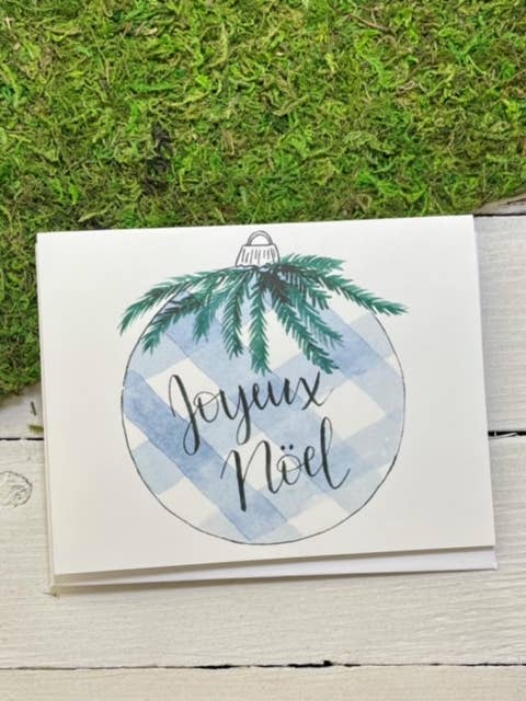 Joyeux Noel-kaart voor wholesale door Krafty Inc