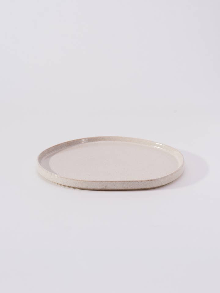 MINO WARE STACKABLE DISTORTED PLATE MEDIUM for wholesale by LAKOLE