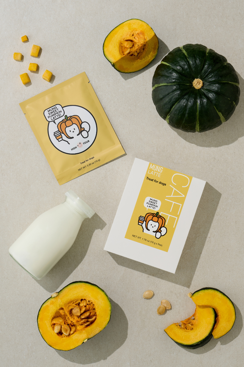 HIGH FOUR - Wholesale Pet Treats - Dog - Coffee Latte for Dogs - Sweet Pumpkin Latte2