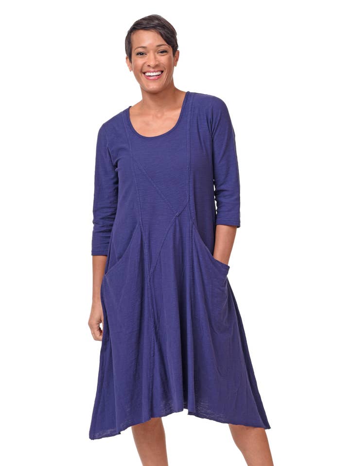 CS109 Emily in Navy* for wholesale by Tulip Clothing