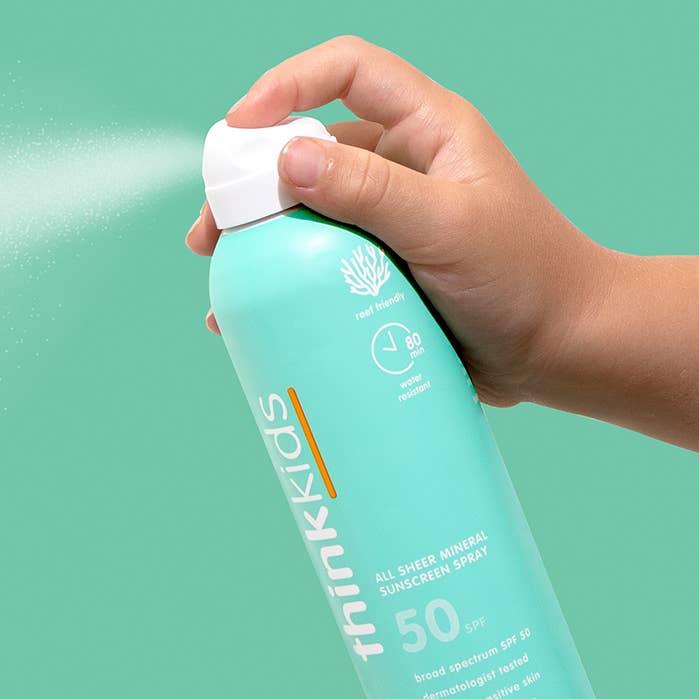 Think - Wholesale Sunscreen - Think Kids SPF 50 All Sheer Mineral Sunscreen Spray