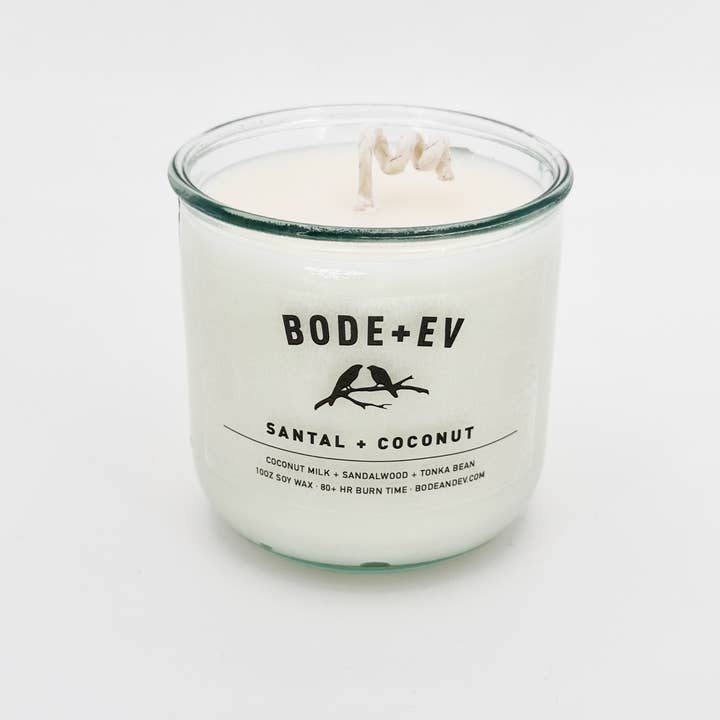 Bode+Ev - Wholesale Jar/filled candle - Santal + Coconut: Coconut Milk + Sandalwood + Tonka Bean1